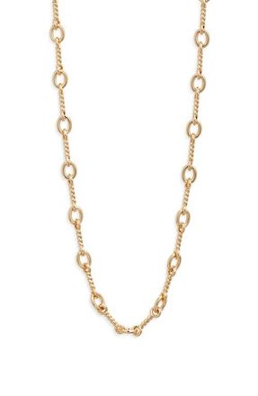 Nordstrom Twisted Figaro Chain Necklace in Gold at Nordstrom