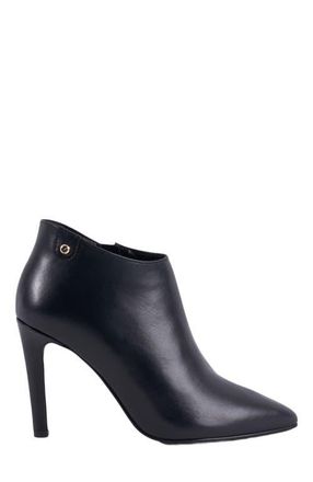 Stinaa.J Ivy Orthopedic Pointed Toe Booties in Black Leather at Nordstrom, Size 40