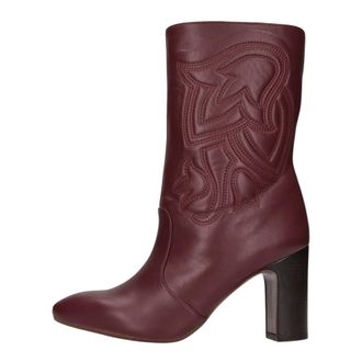 Chie Mihara Salounero Ai26 Leren Enkellaarsjes - Dames - Schoenen - Rood - Maat: 37 EU Leer