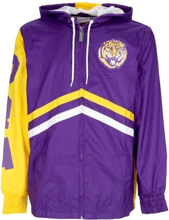 Mitchell & Ness LSU Tigers Windbreaker Full Zip Paars - Heren - Fitness - Paars - M - Fitness