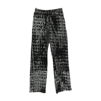 Diesel Straight Trousers, male, Blue, Size: M Straight Leg Panelled Trousers