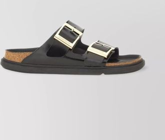 Birkenstock leather arizona droplet buckle sandals