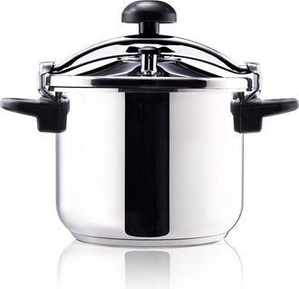 Taurus Classic Moments 8l - Pentola A Pressione, Capacit&agrave; 8l, Valvola Di Regolazione Della Pressione De, Cold Touch, Per Tutti I Fornelli, Lavabile In Lavast