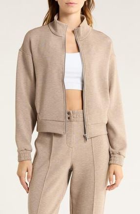 Spanx Brushed AirEssentials Jacket in Birch Heather at Nordstrom Rack, Size X-Small