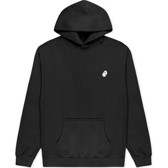 Dalix Ghost Relaxed Midweight Faded Fleece Hoodie in Faded Black at Nordstrom, Size Xx-Large
