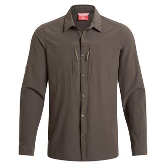 Craghoppers Mens Nosilife Long-Sleeved Shirt (Woodland Green) - Dark Green - Size X-Large