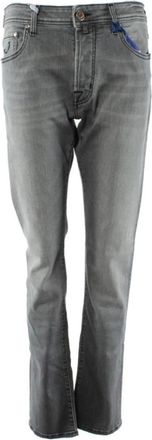 Jacob Cohen Slim Fit Grijze Jeans voor Heren - Heren - Slim Fit Jeans - Grijs - W36 - Katoen - Jeans