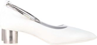 Jil Sander Alima Pumps in White Leather