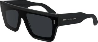Calvin Klein Trendy zonnebrillencollectie - unisex - Zonnebrillen - Grijs - 55 MM - Accessoires