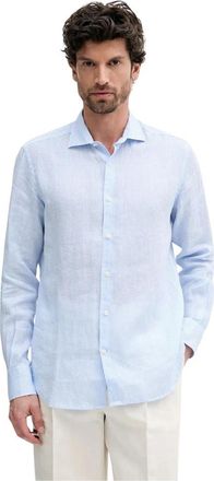 MC2 Saint Barth Casual Shirts - Heren - Casual Overhemden - Blauw - L - Overhemden