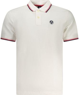 North Sails Bianco Katoenen Heren Polo