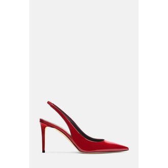 Scarosso Sutton Pumps in Red - Patent at Nordstrom, Size 38.5
