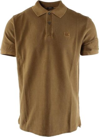 C.P. Company Resist Dyed Polo - Heren - Polos - Bruin - XS - Katoen - Tops