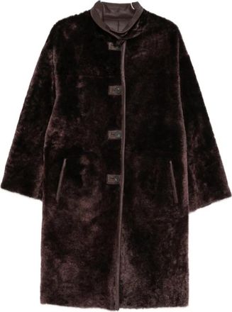 Joseph Omkeerbare schapenvachtjas - Dames - Jassen - Bruin - XS - Jassen