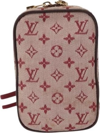 Louis Vuitton Pre-owned Canvas Mini Bag - Dames - Vintage Mini Tas - Rood - ONE Size - Vintage