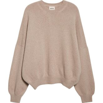 Khaite Marguax Cashmere Sweater in Putty at Nordstrom, Size X-Small