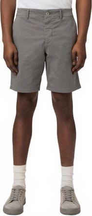 Paige Phillips Mid Rise Short In Cool Slate