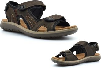 Generic Mens Leather Sandals Mens Touch Fastening Shoes Size 6 Boys Sandals Size 10 Summer Sandal Leather Sandal Casual Shoe Casual Shoes Touch Fastening Shoe