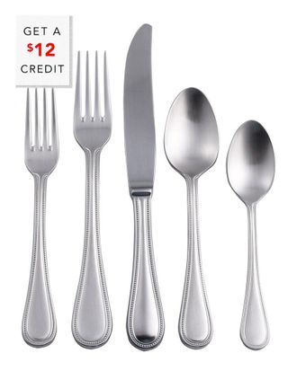 Mepra 5Pc Flatware Set With $12 Credit