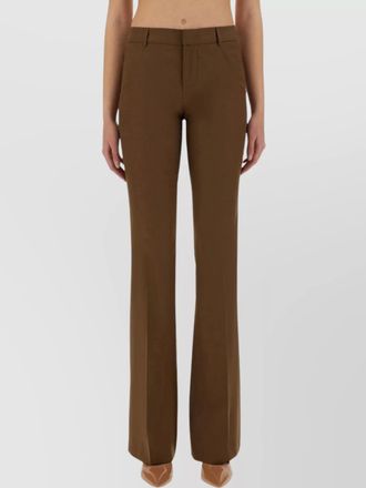 Pantaloni Torino elsa flared leg trousers