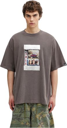 Martine Rose Oversized T-shirt - Heren - T-shirts - Bruin - L - Katoen - Tops