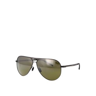 Porsche Design Sunglasses, female, Gray, Size: ONE SIZE Aviator Sunglasses Metal Frame UV Protection