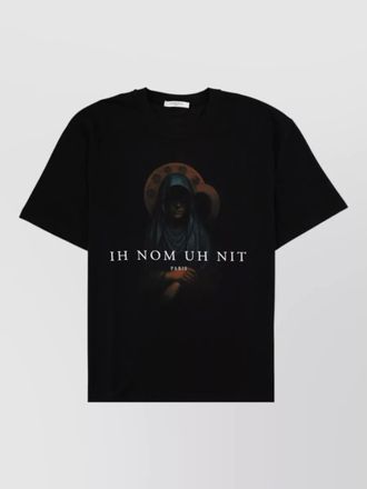 Ih Nom Uh Nit holy mary graphic crew neck t shirt
