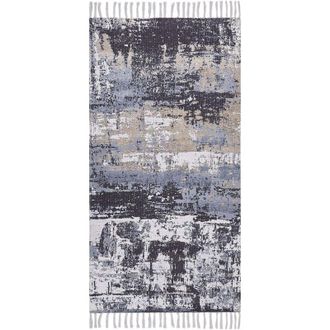 Beliani Beliani - Area Rug Distressed Abstract Pattern Tassels 80x150 cm Multicolour Konakli