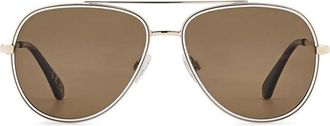 Privé Revaux GLOWIN HOUR/G/S Asian Fit Polarized 24S/SP Womens Sunglasses Gold Size 60