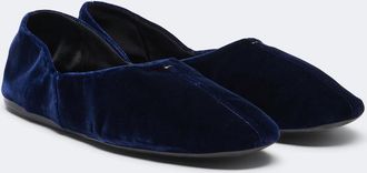 Khaite Jane velvet ballet flats