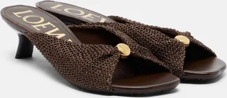 Loewe Paulas Ibiza Pebble Soft mules