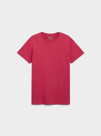 Djab Mens Organic cotton crew-neck t-shirt DJAB 101 Longline fit