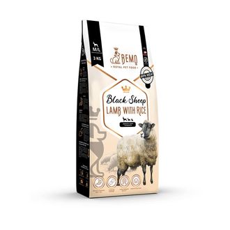 OEM Bemo Black Sheep - Alimento Seco Monoproteico Para Perros Adultos Con Cordero Para Perros Peque&ntilde;os Y Medianos (s/m) 10 Kg