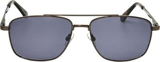 Hackett Mens Brown Aviator Sunglasses HEK1205-173-1