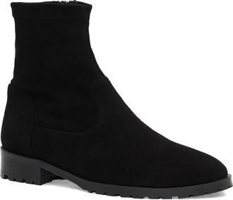 Aquatalia Romeo Waterproof Bootie in Black Suede at Nordstrom, Size 10.5