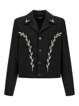 Amiri Western Jacket With Embroideries