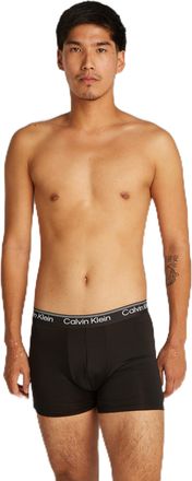 Calvin Klein Mens 3 Pack Stretch Boxer Briefs, Multicolor (B- Beau Bl, F Mauve, Saharah Sn Wbs), XL