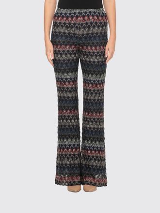 Missoni Flared Trousers in Viscose and Lurex Blend with Zig-Zag Pattern