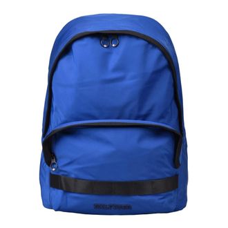 Tommy Hilfiger Tassen, Heren, Blauw, ONE Size, Polyester, Polyester Rugzak met Nylon Details