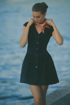 Maeve Waisted Mini Dress