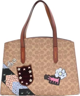 Coach Pre-owned Tote Bags, female, Multicolor, Size: ONE SIZE Pre-owned Charlie Carryall