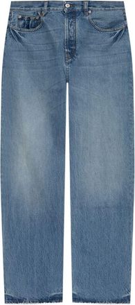 Jacquemus Blue Straight-Leg Five-Pocket Jeans