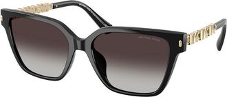 Michael Kors MK2263U PIEDMONT 30058G Womens Sunglasses Black Size 56