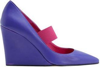 8 by YOOX LEATHER POINTED-TOE PLATFORM PUMPS