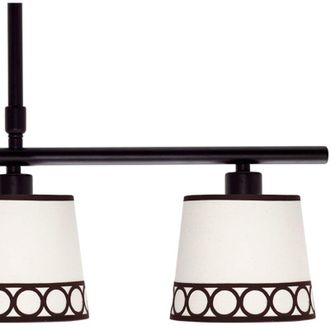 Fabrilamp Lampara Modelo Dalia 3xe14 Acabado Beis/marron De - Fabrilamp