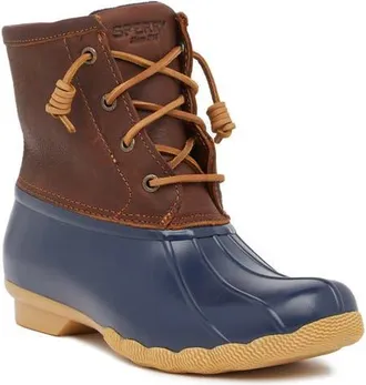 Sperry Top-Sider Saltwater Duck Boot in Tan/navy at Nordstrom, Size 8