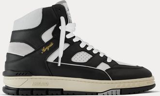 Axel Arigato Mens Sneaker Area Hi Leather High-Top Sneakers In Black, White