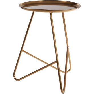 Premier Housewares Interiors by Premier Sleek Side Table With Hairpin Legs, Stylish Design Corner Table, Versatile And Practical Side Table By Couch