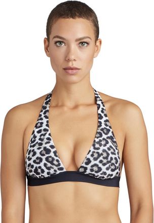 Aubade Womens Peau Sauvage Halterneck Bikini Top - Multicolour Polyamide - Size X-Small