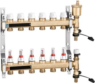 Caleffi Colector Premontado Con Conexi&oacute;n De 1 Caleffi 6646 7